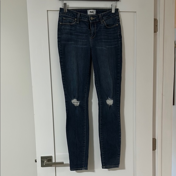 PAIGE Verdugo Ultra Skinny Blue Jeans, Size 28 - Picture 1 of 9